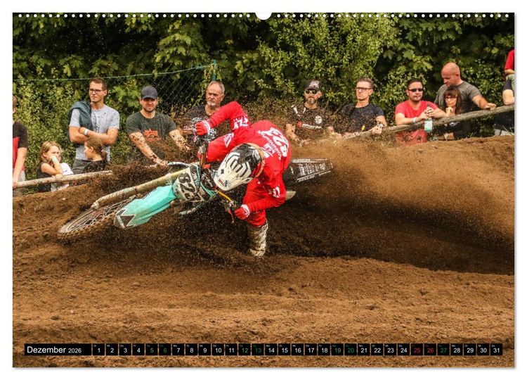 Produktbild: MOTOCROSS 2026 (hochwertiger Premium Wandkalender 2026 DIN A2 quer), Kunstdruck in Hochglanz