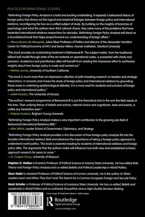 Produktbild: Rethinking Foreign Policy Analysis
