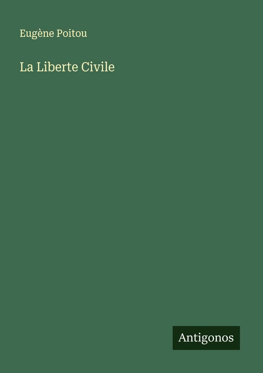 Produktbild: La Liberte Civile