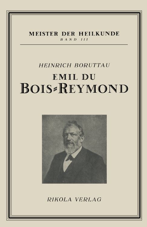 Produktbild: Emil du Bois-Reymond