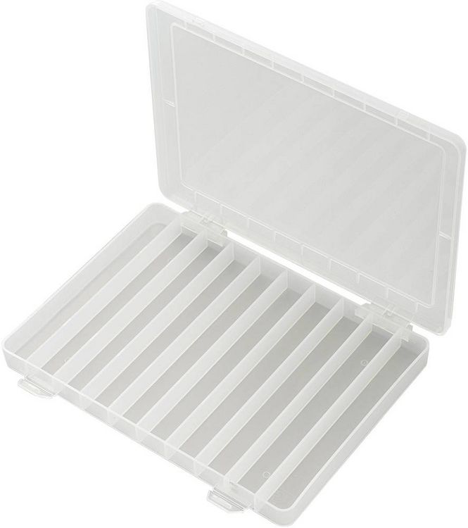 Produktbild: TRU COMPONENTS PP10-01 Sortimentskasten (L x B x H) 252 x 175 x 20 mm Anzahl F&auml;cher: 10 feste Unterteilung Inhalt 1 St.