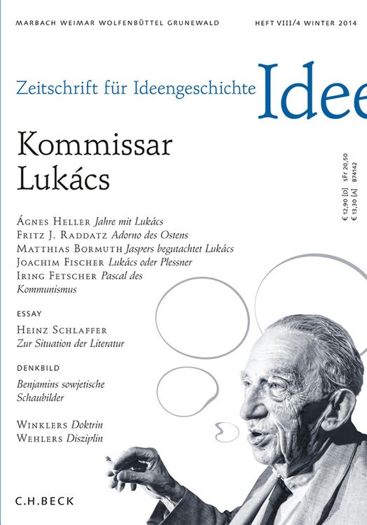 Produktbild: Zeitschrift f&uuml;r Ideengeschichte Heft VIII/4 Winter 2014