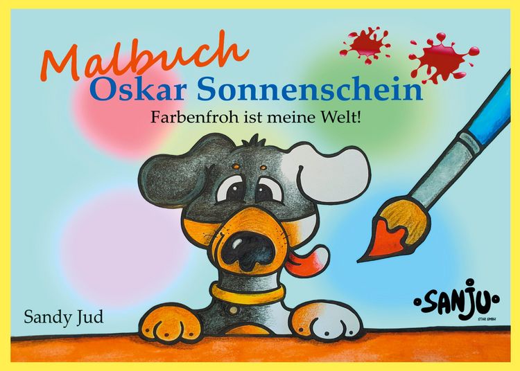 Produktbild: Oskar Sonnenschein Malbuch