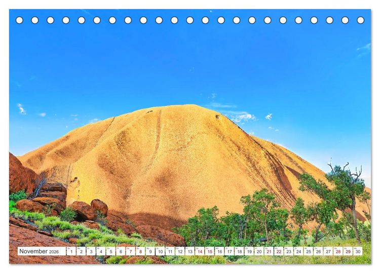 Produktbild: Australien - Grandiose Landschaften am Ende der Welt (Tischkalender 2026 DIN A5 quer), CALVENDO Monatskalender
