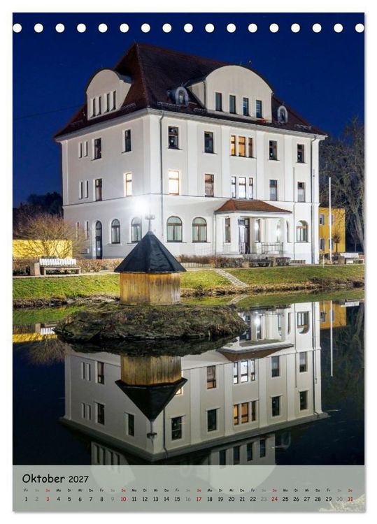 Produktbild: Neustadt an der Orla (Tischkalender 2027 DIN A5 hoch), CALVENDO Monatskalender