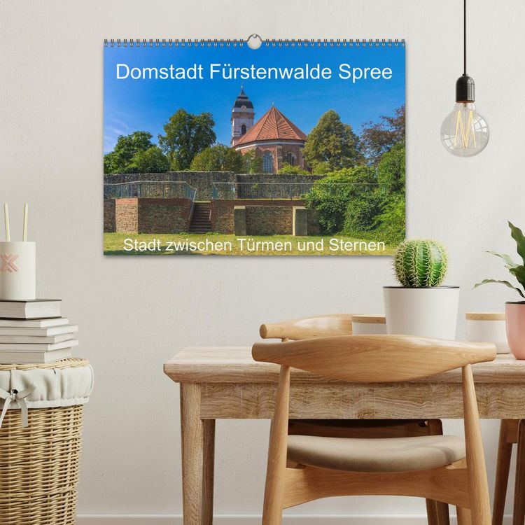 Produktbild: Domstadt F&uuml;rstenwalde Spree (Wandkalender 2026 DIN A3 quer), CALVENDO Monatskalender