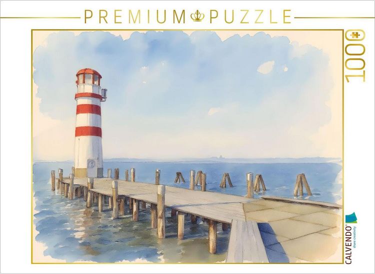 Produktbild: CALVENDO Puzzle Blick &uuml;ber den Neusiedler See | 1000 Teile Lege-Gr&ouml;&szlig;e 64x48cm Foto-Puzzle f&uuml;r gl&uuml;ckliche Stunden