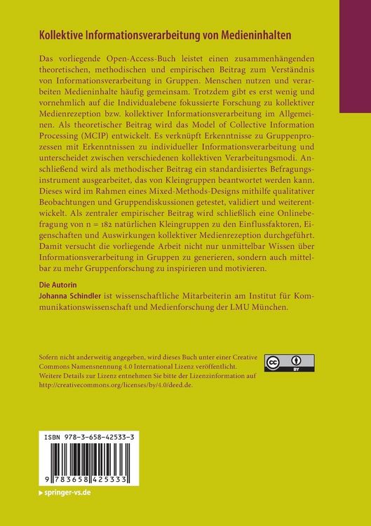 Produktbild: Kollektive Informationsverarbeitung von Medieninhalten