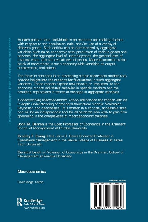 Produktbild: Understanding Macroeconomic Theory