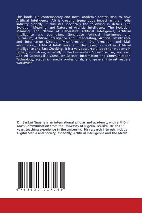 Produktbild: Artificial Intelligence and the Media