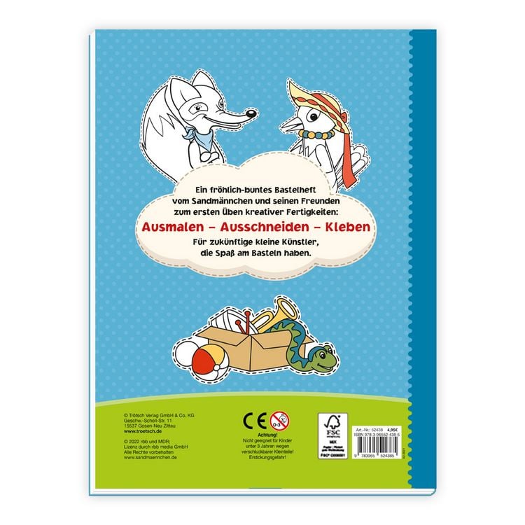 Produktbild: Tr&ouml;tsch Unser Sandm&auml;nnchen Mein erstes Bastelbuch