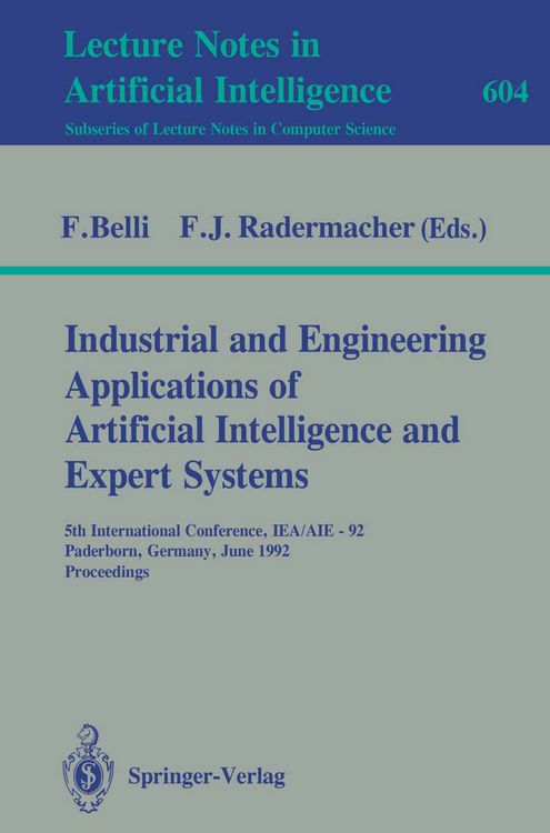 Produktbild: Industrial and Engineering Applications of Artificial Intelligence and Expert Systems