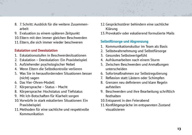 Produktbild: Umgang mit Beschwerden, Vorw&uuml;rfen und Kritik von Eltern