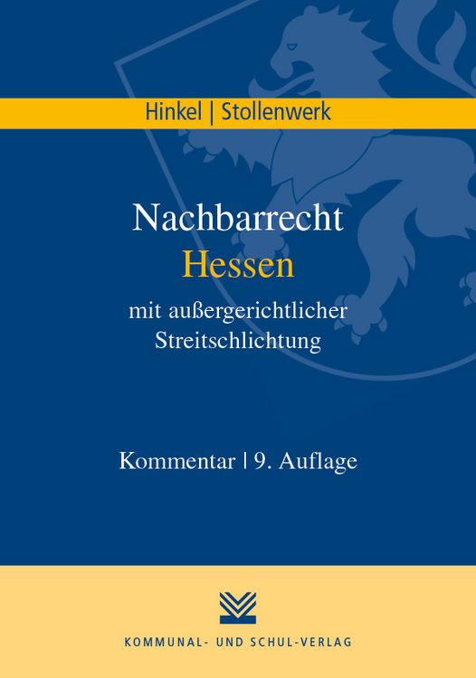 Produktbild: Nachbarrecht Hessen mit au&szlig;ergerichtlicher Streitschlichtung