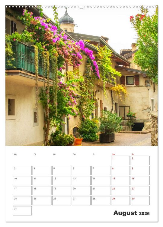 Produktbild: Limone sul Garda - Urlaubsplaner (Wandkalender 2026 DIN A2 hoch), CALVENDO Monatskalender