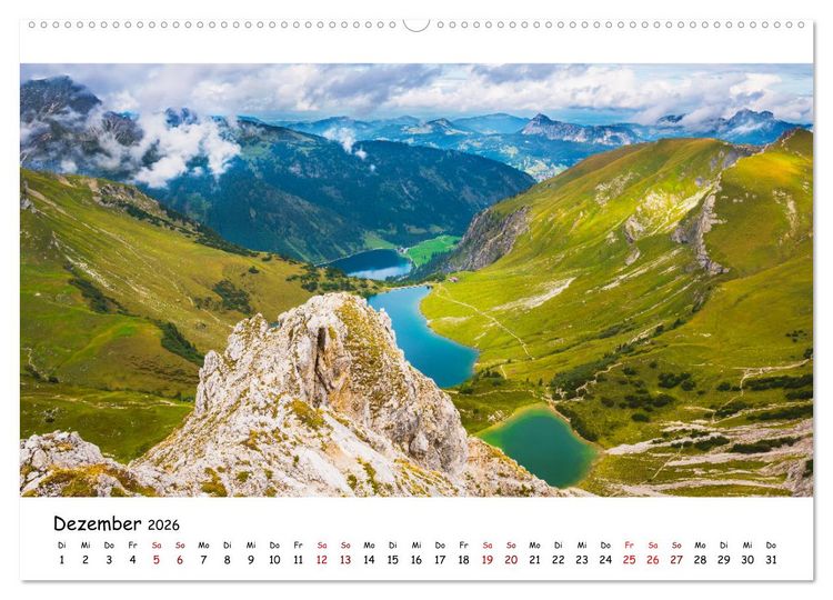 Produktbild: Traumhafte Orte - Berge, Seen und Meer (hochwertiger Premium Wandkalender 2026 DIN A2 quer), Kunstdruck in Hochglanz