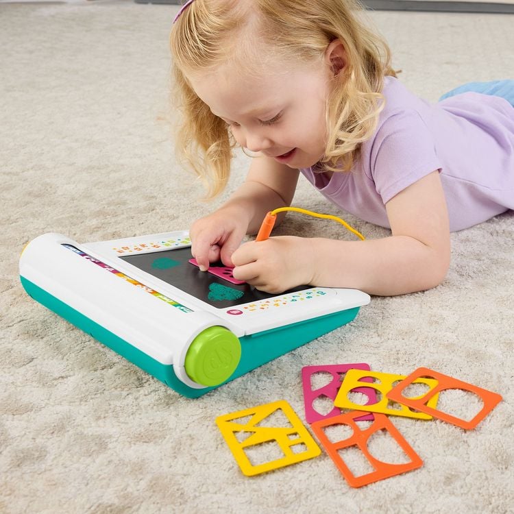 Produktbild: Fisher-Price Lern- und Zeichenbrett, Schreiben und Zeichnen ohne Verwischen Ta