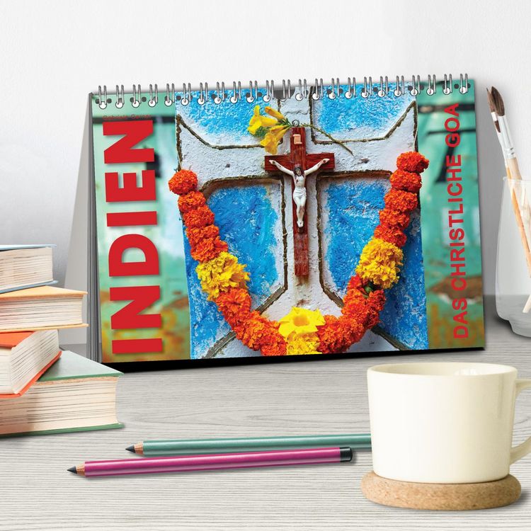 Produktbild: Indien - Das christliche Goa (Tischkalender 2026 DIN A5 quer), CALVENDO Monatskalender