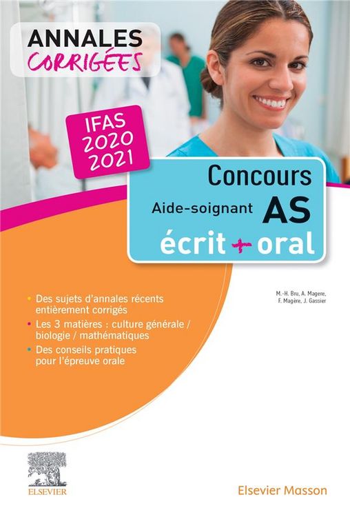 Produktbild: Concours aide soignant annales