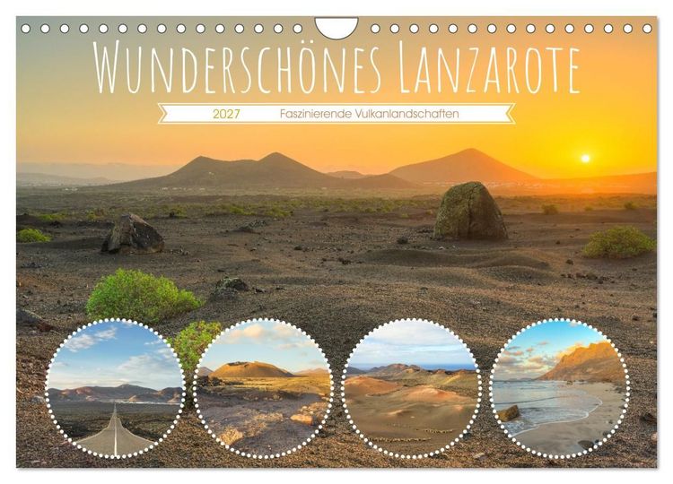 Produktbild: Wundersch&ouml;nes Lanzarote (Wandkalender 2027 DIN A4 quer), CALVENDO Monatskalender