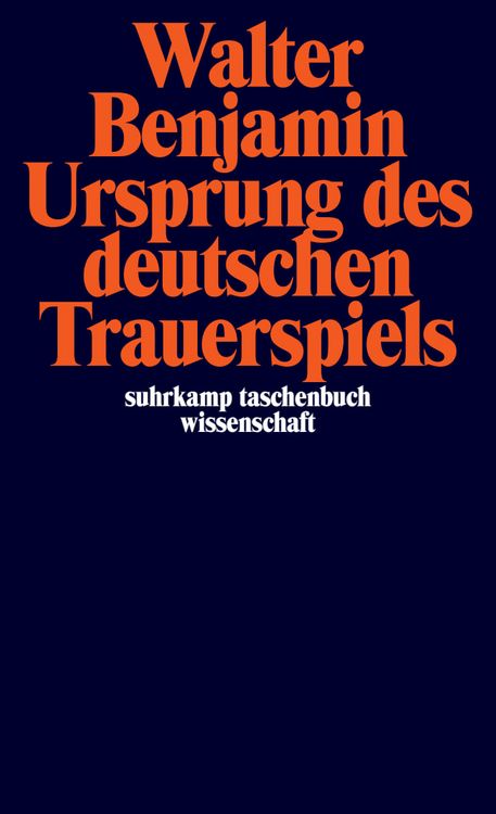 Produktbild: Ursprung des deutschen Trauerspiels