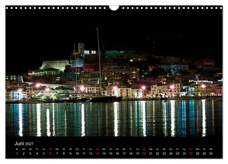 Produktbild: Ibiza by night (Wandkalender 2027 DIN A3 quer), CALVENDO Monatskalender