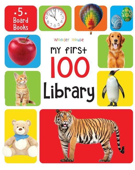Produktbild: My First 100 Library: Boxset of 5 Early Learning Board Books for Kids/Children (Homeschool / Preschool / Baby/Toddler)
