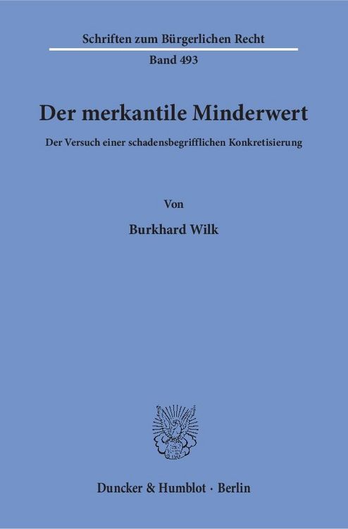 Produktbild: Der merkantile Minderwert.
