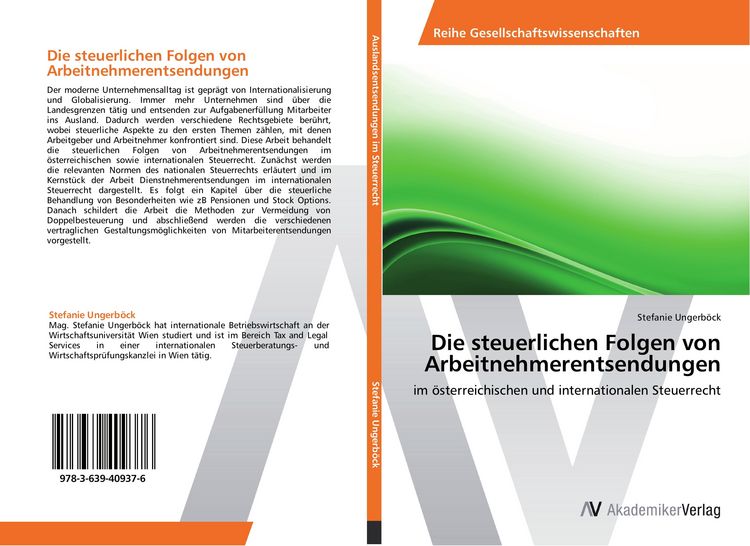 Produktbild: Die steuerlichen Folgen von Arbeitnehmerentsendungen