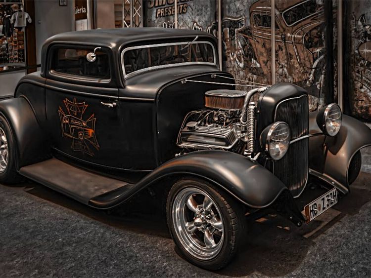 Produktbild: CALVENDO Puzzle Hot Rod - Motorshow Essen | 1000 Teile Lege-Gr&ouml;&szlig;e 64x48cm Foto-Puzzle f&uuml;r gl&uuml;ckliche Stunden