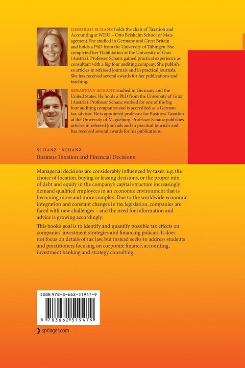 Produktbild: Business Taxation and Financial Decisions