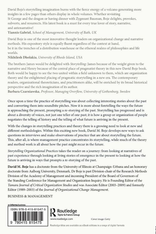 Produktbild: Storytelling Organizational Practices
