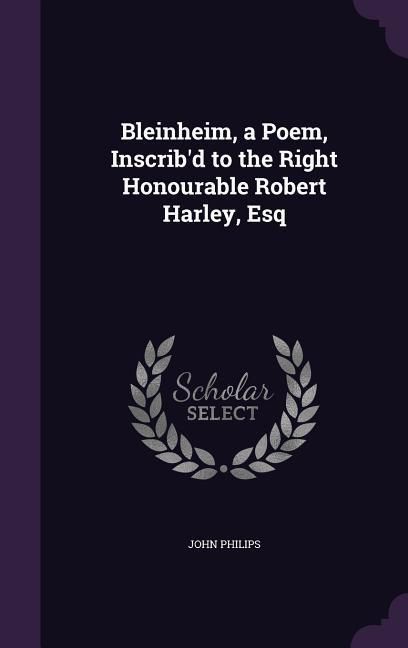 Produktbild: BLEINHEIM A POEM INSCRIBD TO T