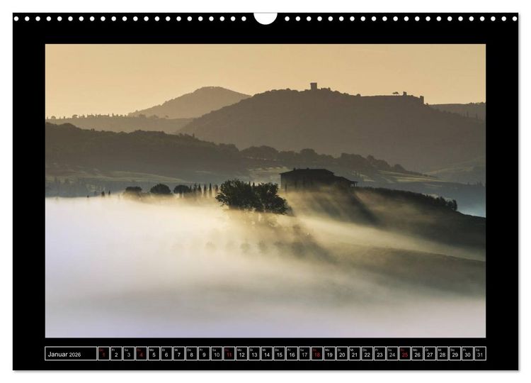 Produktbild: Toskana - Die Magie des Val d'Orcia (Wandkalender 2026 DIN A3 quer), CALVENDO Monatskalender