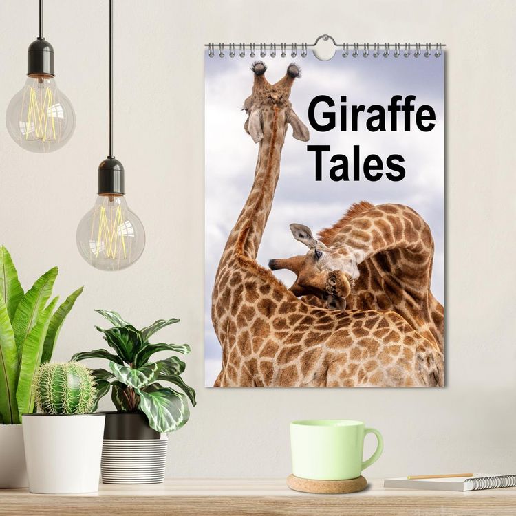 Produktbild: Giraffe Tales (Wall Calendar 2026 DIN A4 portrait), CALVENDO 12 Month Wall Calendar