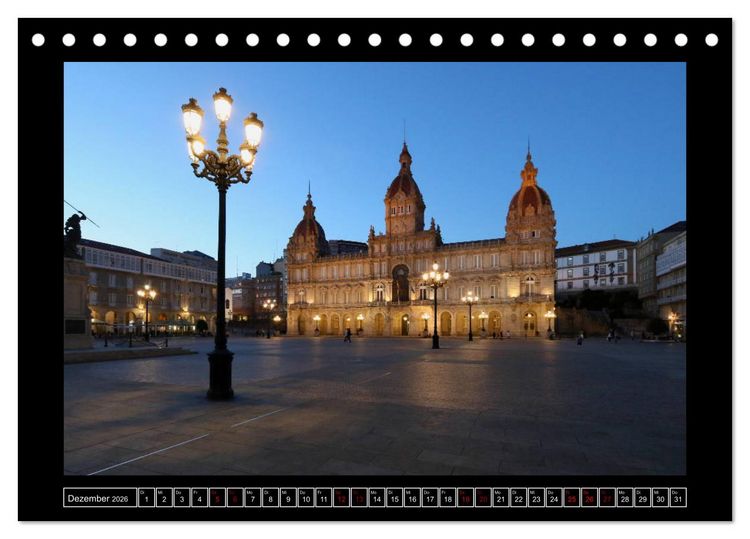 Produktbild: Faszination Galicien 2026 (Tischkalender 2026 DIN A5 quer), CALVENDO Monatskalender