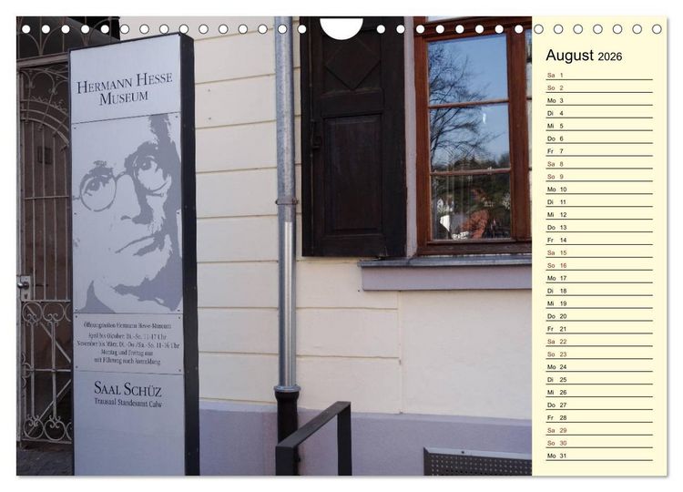 Produktbild: Calw erleben (Wandkalender 2026 DIN A4 quer), CALVENDO Monatskalender