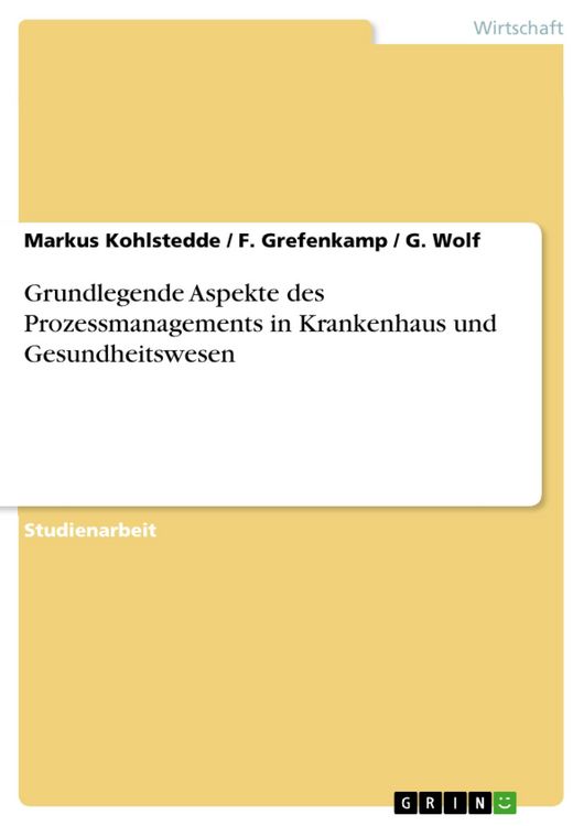 Produktbild: Grundlegende Aspekte des Prozessmanagements