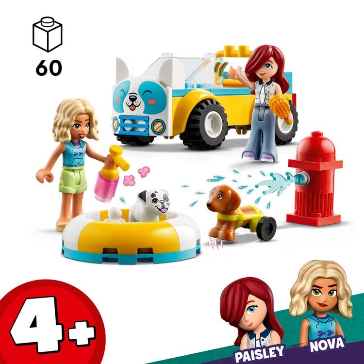 Produktbild: LEGO Friends 42635 Mobiler Hundesalon, Spielzeug ab 4 Jahren, Geschenk