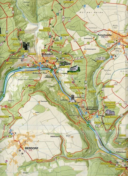 Produktbild: Wanderkarte Naturpark S&uuml;deifel 1:25 000