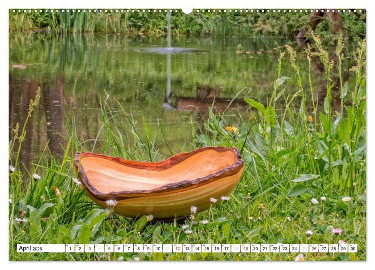 Produktbild: Holz entt&auml;uscht nie (hochwertiger Premium Wandkalender 2026 DIN A2 quer), Kunstdruck in Hochglanz
