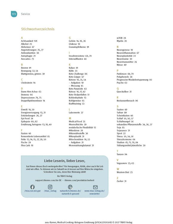 Produktbild: Medical Cooking: Ketogene Ern&auml;hrung