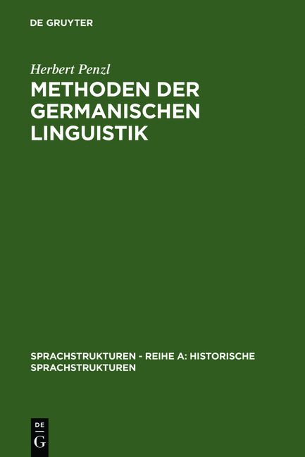 Produktbild: Methoden der germanischen Linguistik