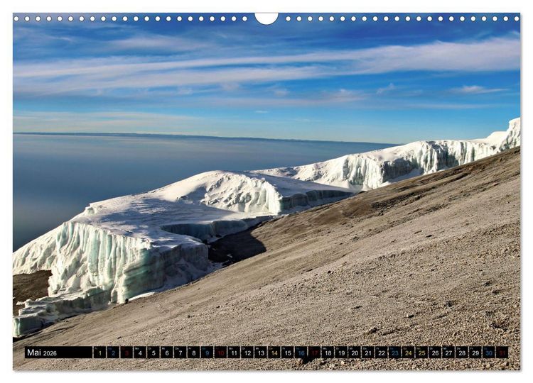 Produktbild: Kilimanjaro - das Dach Afrikas (Wandkalender 2026 DIN A3 quer), CALVENDO Monatskalender