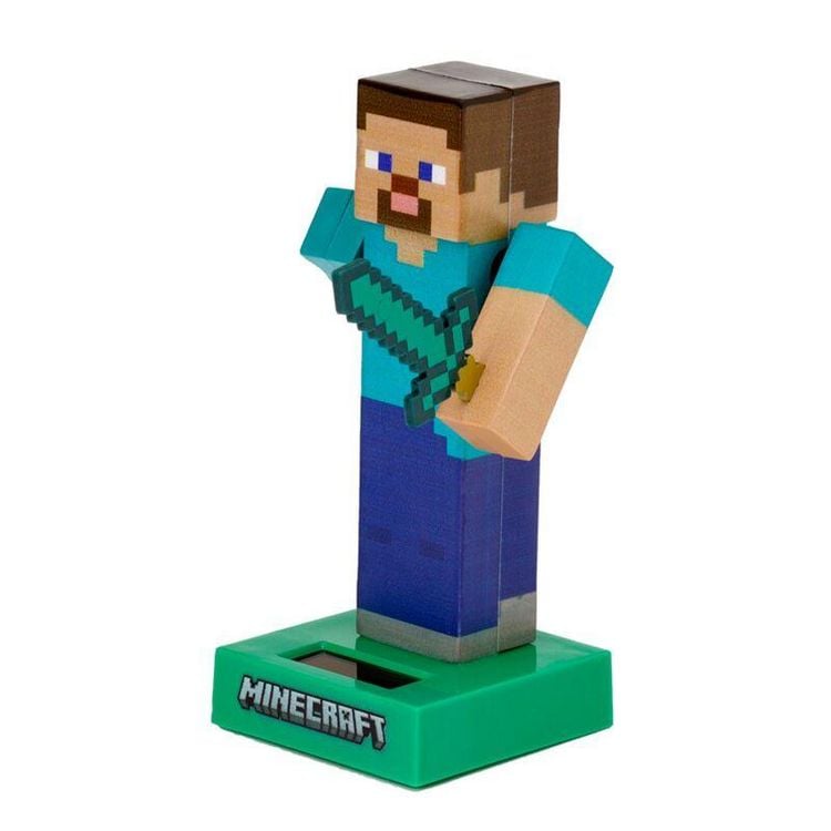 Produktbild: Minecraft Steve Solar Pal Wackelfigur