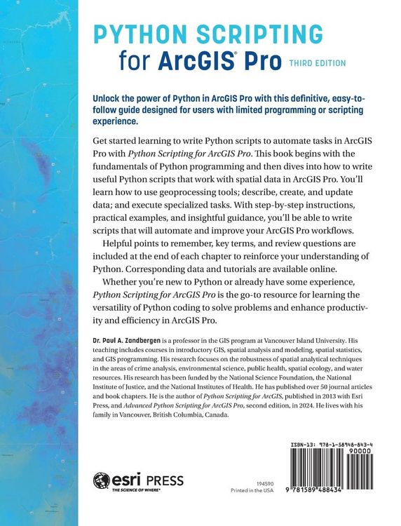 Produktbild: Python Scripting for ArcGIS Pro
