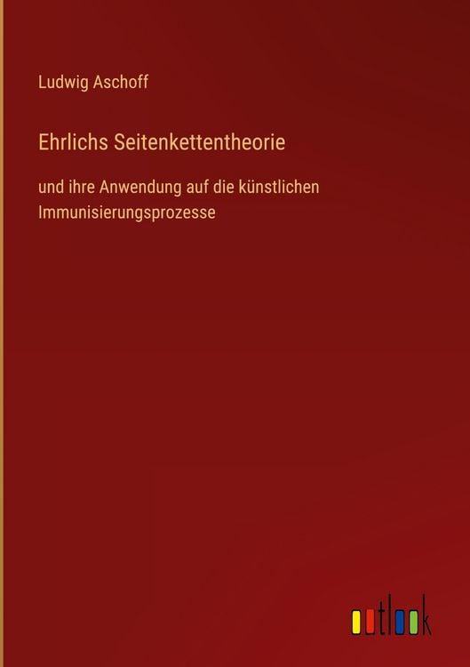 Produktbild: Ehrlichs Seitenkettentheorie