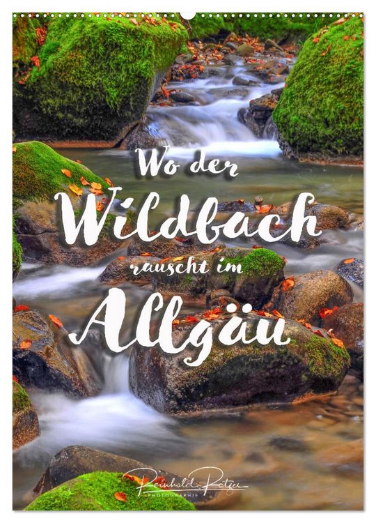 Produktbild: Wo der Wildbach rauscht im Allg&auml;u (Wandkalender 2026 DIN A2 hoch), CALVENDO Monatskalender
