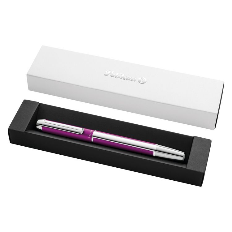 Produktbild: Pelikan Tintenroller Roller Pura® R40 im Geschenk-Etui, Violett