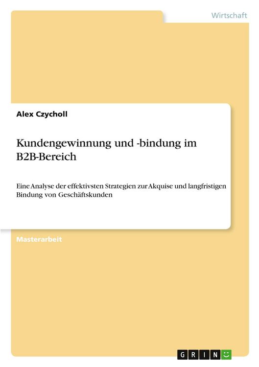 Produktbild: Kundengewinnung und -bindung im B2B-Bereich